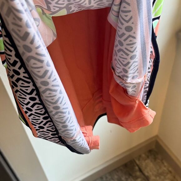 Kaari Blue Orange and Black Patterned Dress - Picture 5 of 7